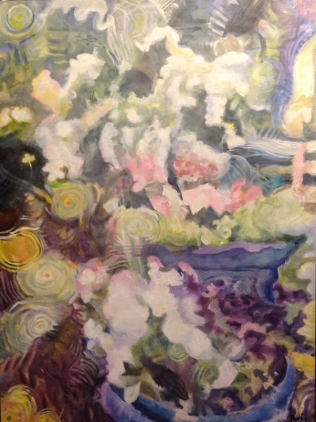 Click here to view Blue Bowls Of Flowers by Jim Parks