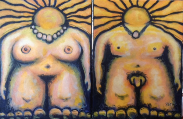 She And He (pair) by Jim Parks