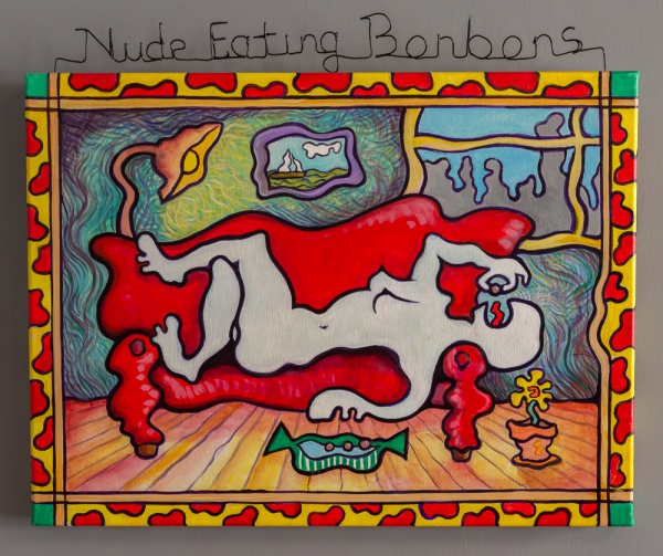 Nude Eating Bonbons by Jim Parks