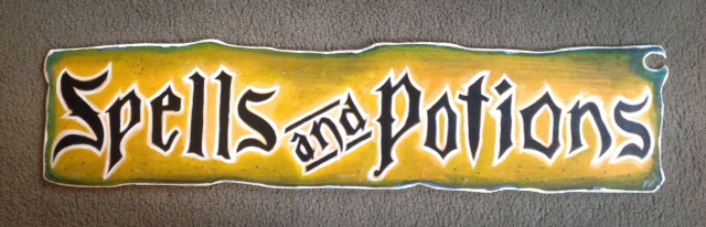 Spells & Potions Sign by Jim Parks