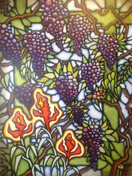 Click here to view Grapes & Magic Flowers by Jim Parks