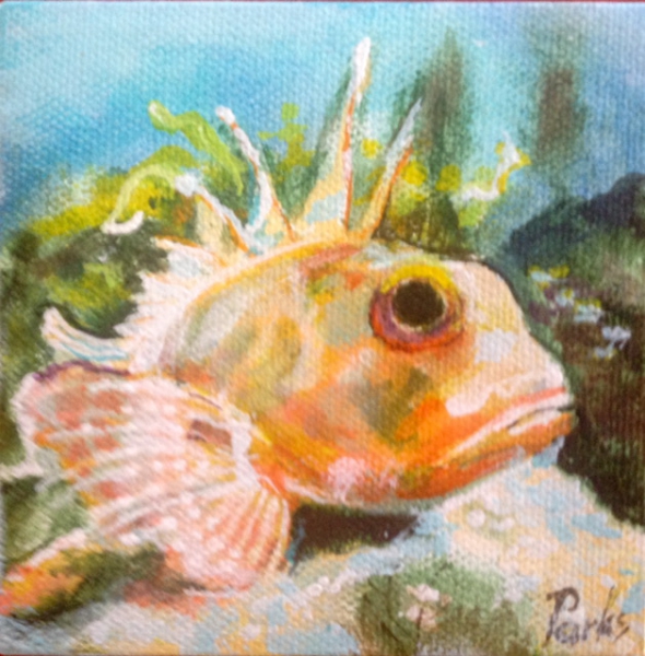 Click here to view Tiny Birds & Fish artwork by Jim Parks